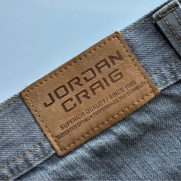 Jordan Craig Jeans Men’s 38x32 Stonewash Gray Denim Streetwear Baggy Grunge - Picture 14 of 16